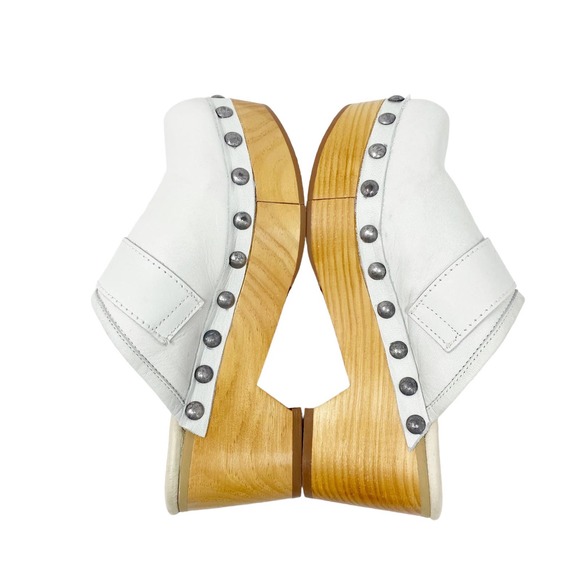 Free People Culver City Clog Cloud White Size 6 - Picture 9 of 13